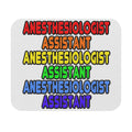 Rainbow Anesthesiologist Assistant - Mouse Pad (Rectangle)