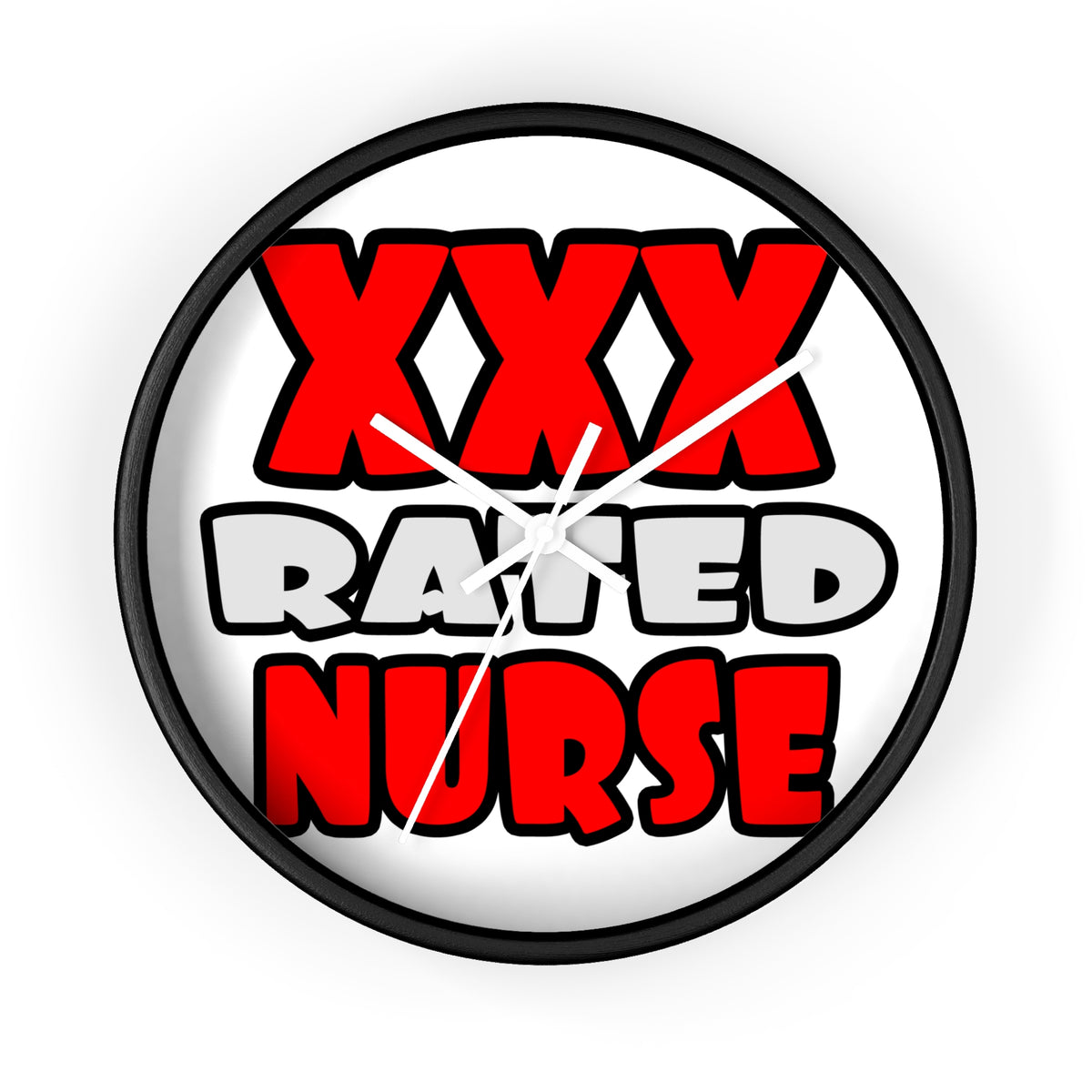 XXX Rated Nurse - Wall Clock