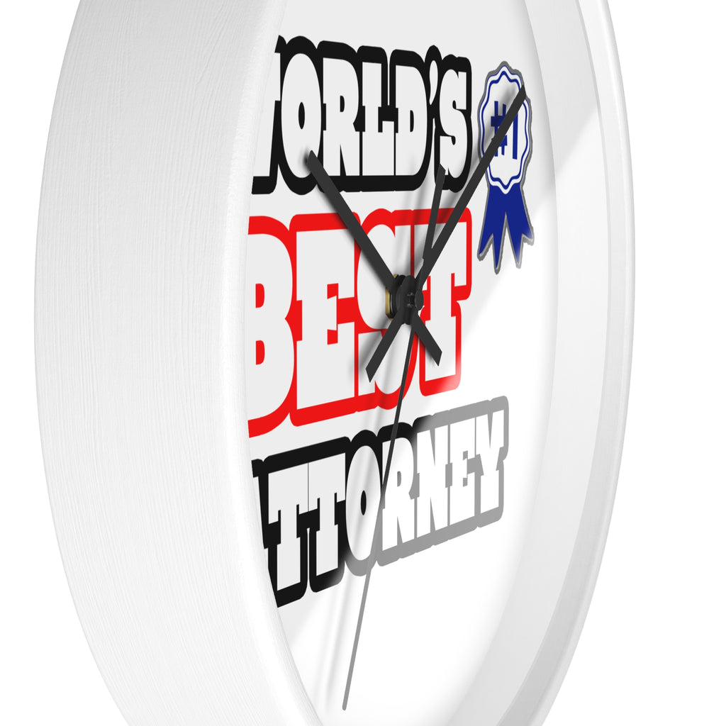 World's Best Attorney - Wall Clock