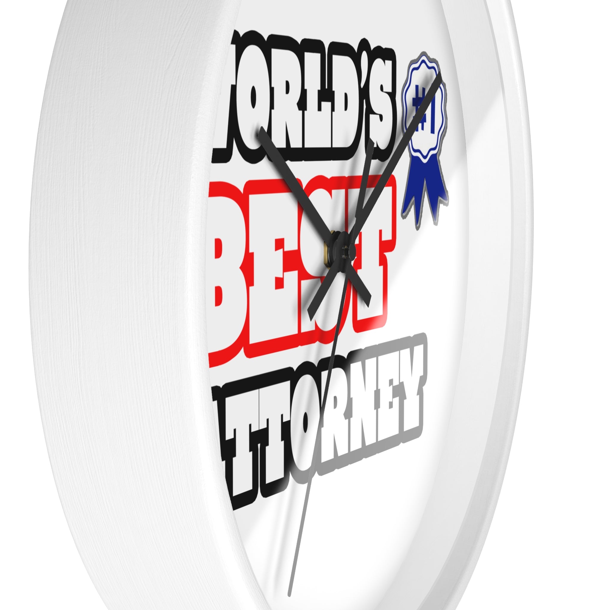 World's Best Attorney - Wall Clock