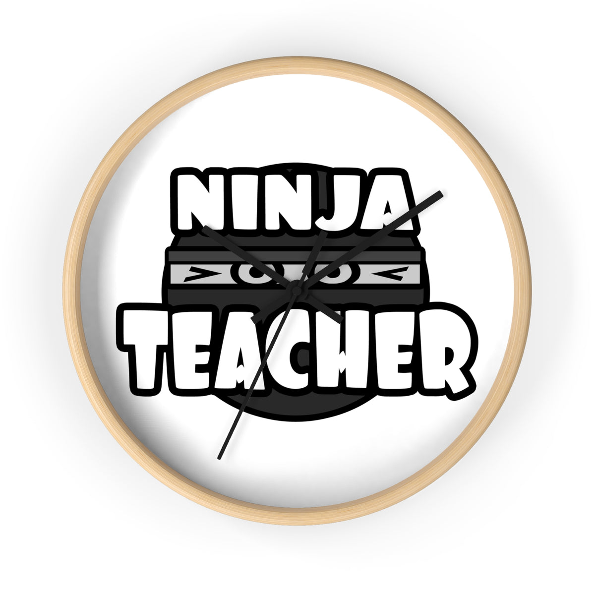 Ninja Teacher - Wall Clock