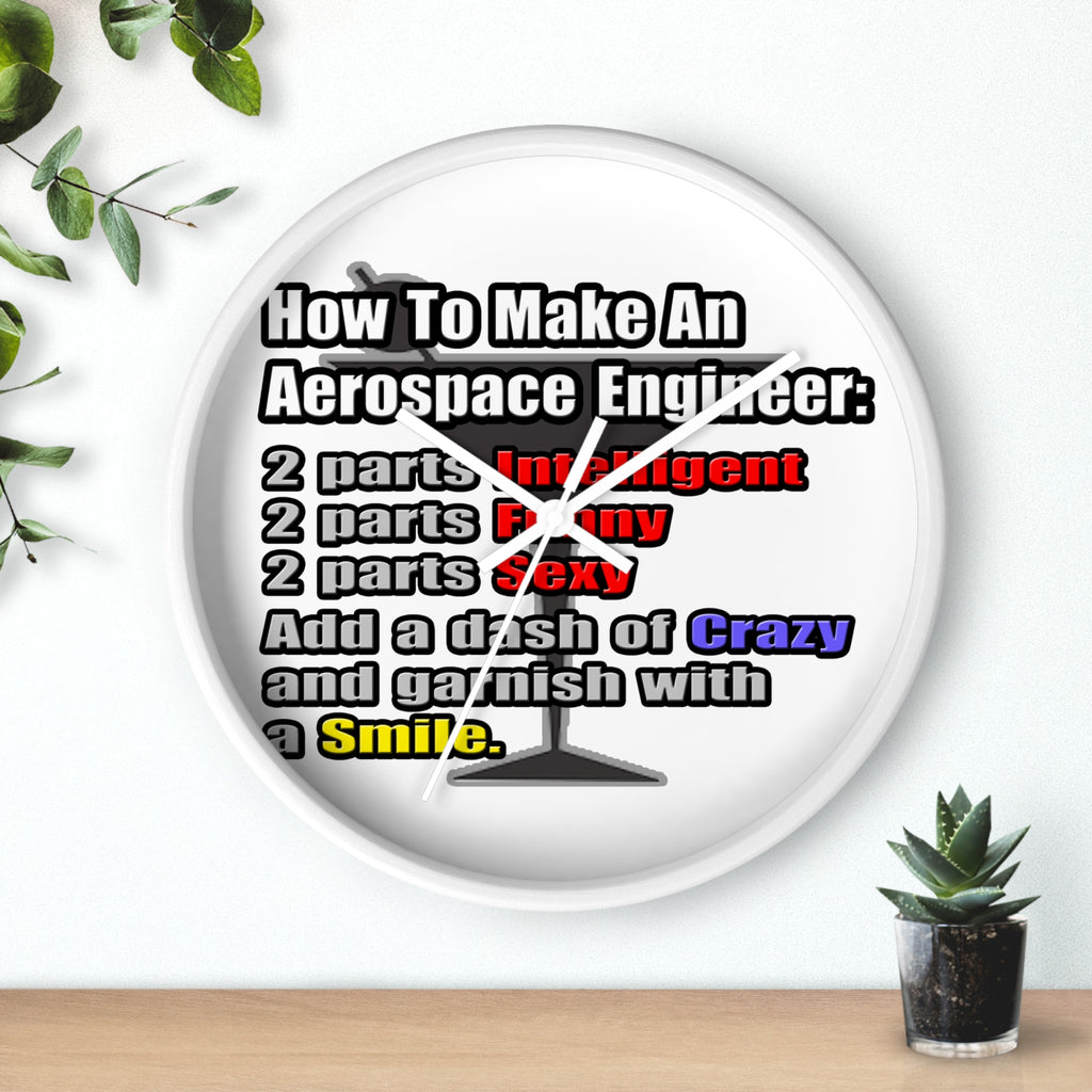How To Make an Aerospace Engineer - Wall Clock