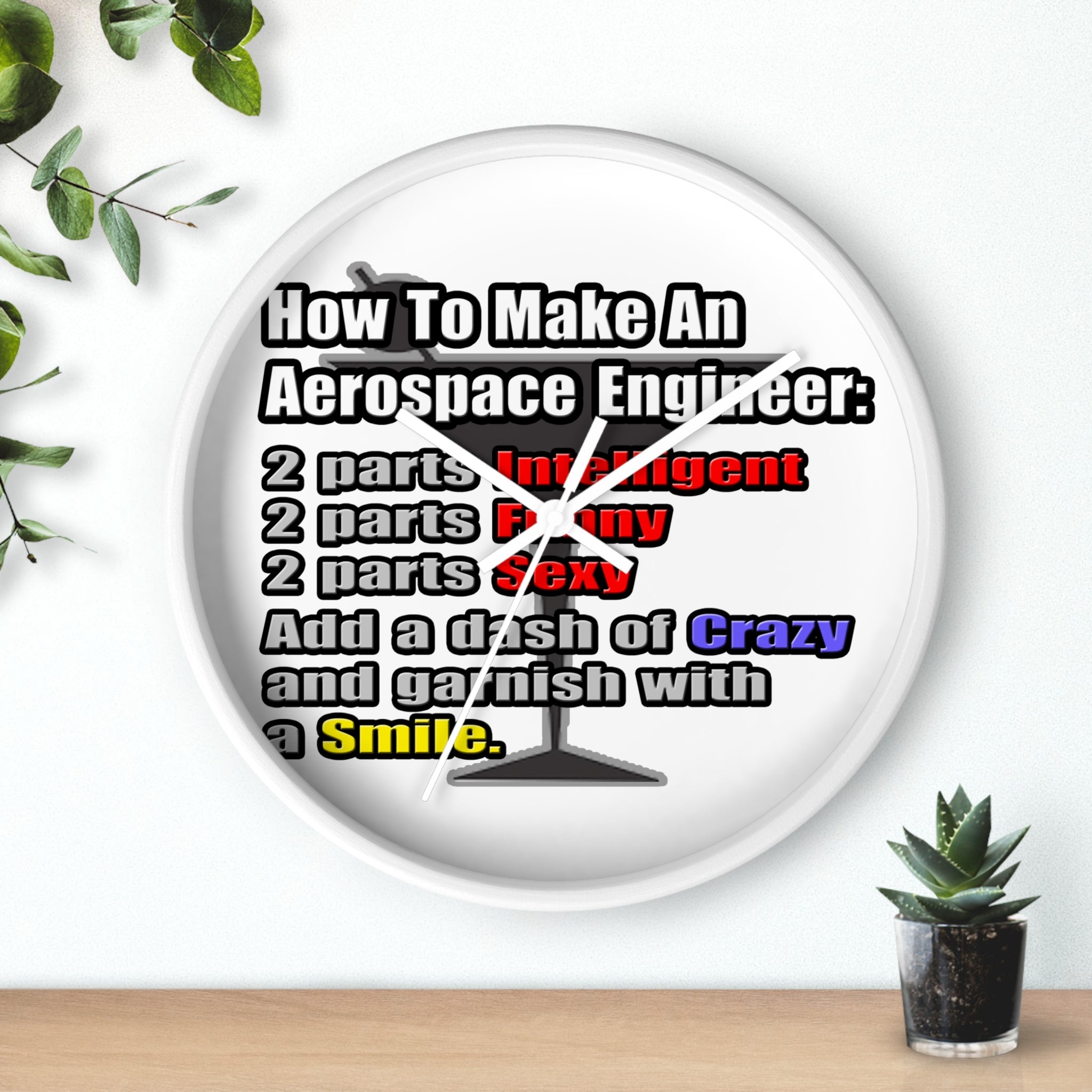 How To Make an Aerospace Engineer - Wall Clock
