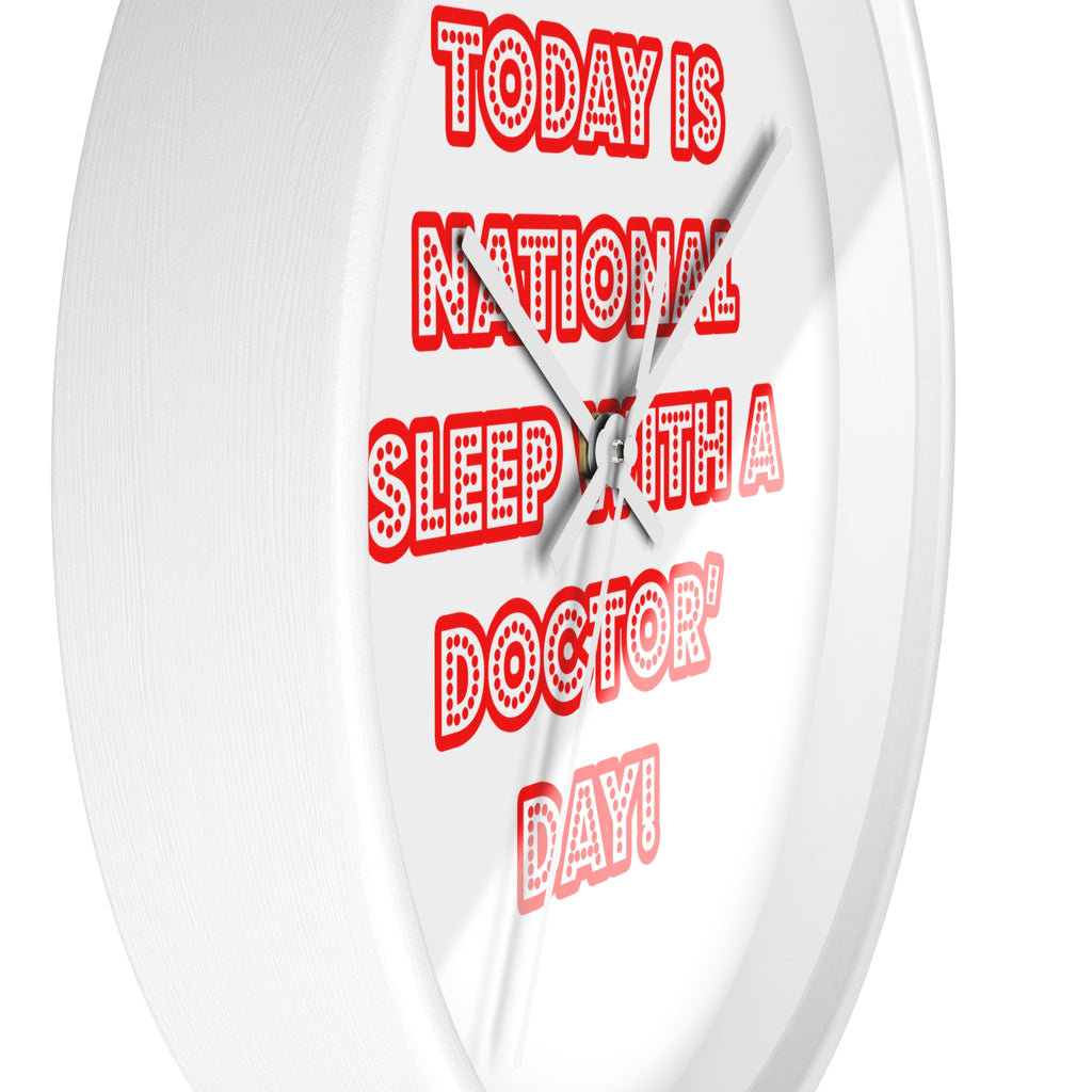 National 'Sleep With a Doctor' Day - Wall Clock