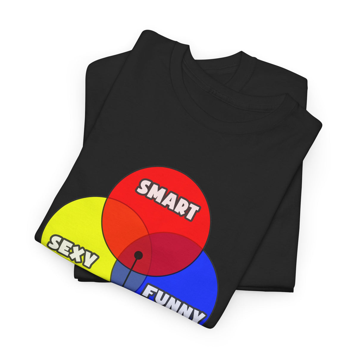 Venn Diagram .. Electrical Engineers - Unisex Heavy Cotton Tee