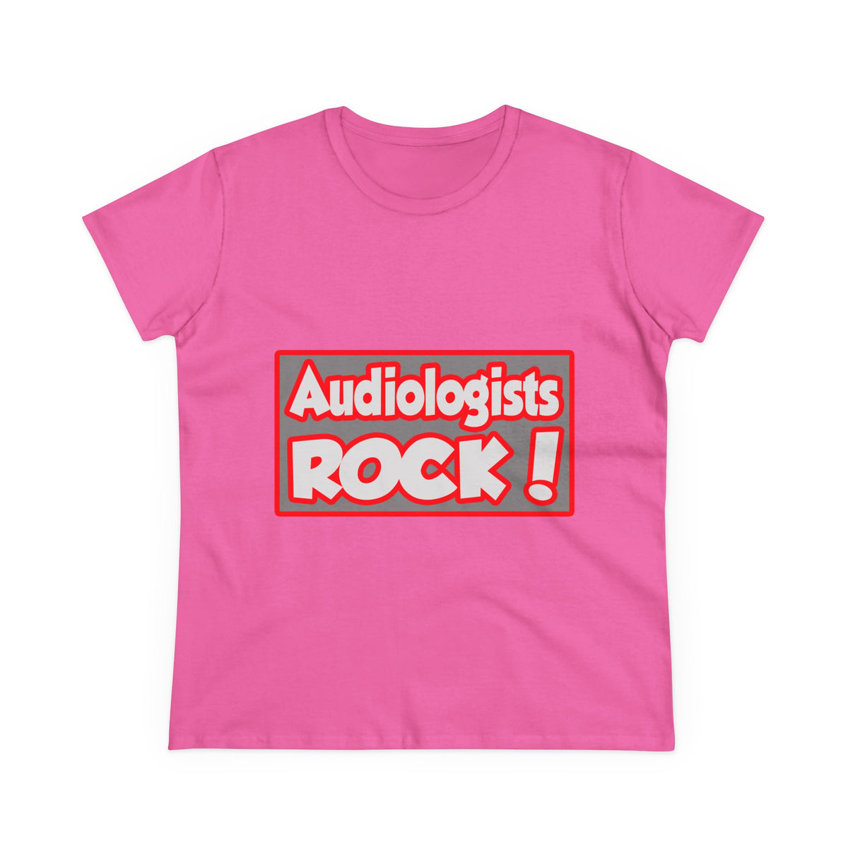 Audiologists Rock! - Women's Midweight Cotton Tee