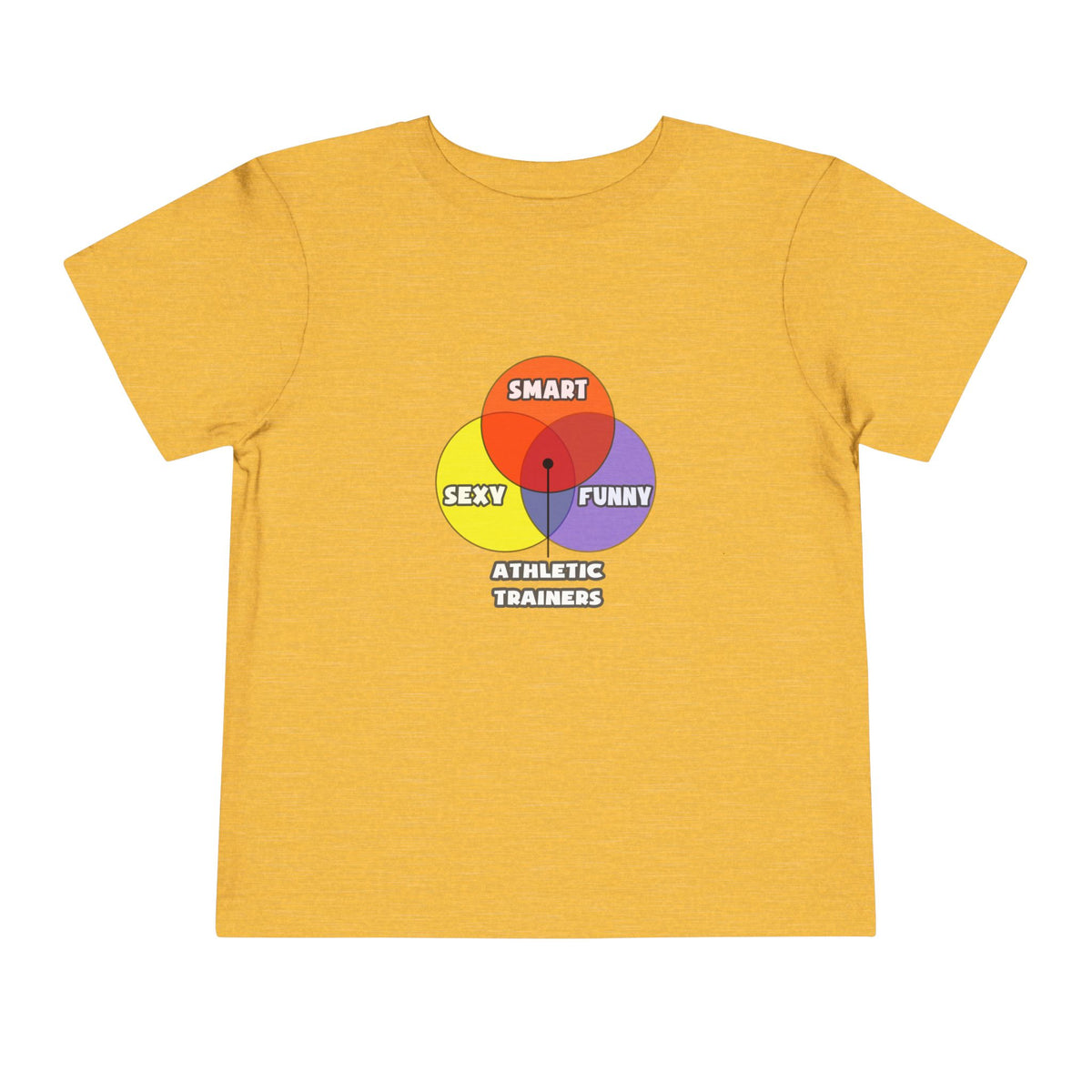 Venn Diagram .. Athletic Trainers - Toddler Short Sleeve Tee
