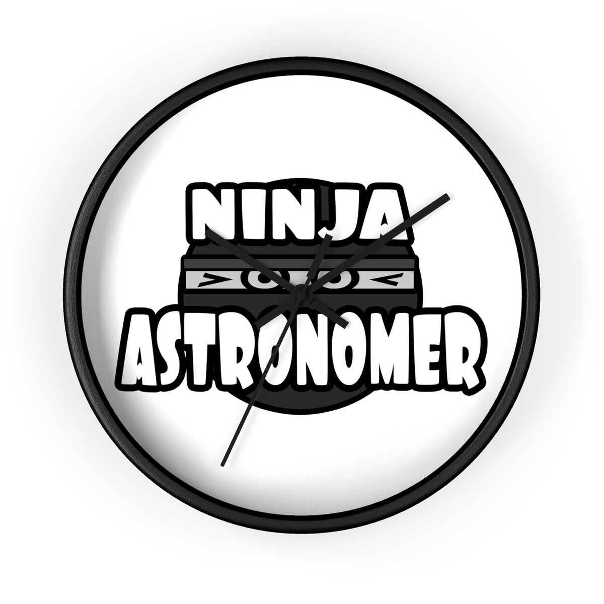 Ninja Astronomer - Wall Clock