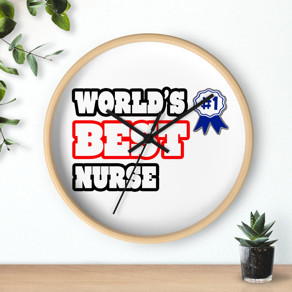 World's Best Nurse - Wall Clock