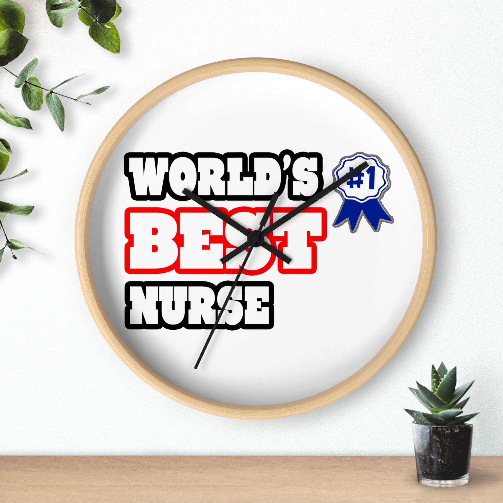 World's Best Nurse - Wall Clock