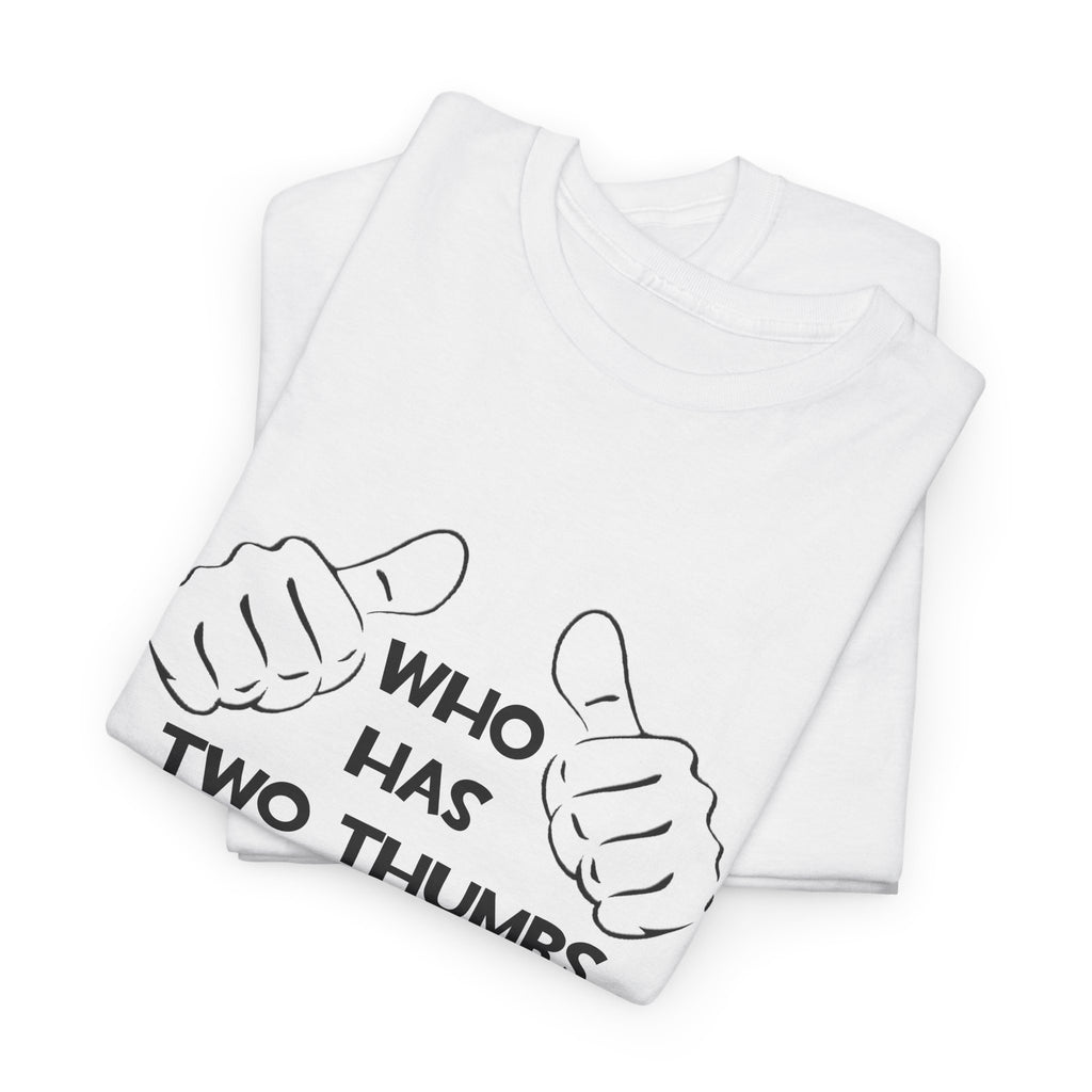 Two Thumbs and Loves Farming - Unisex Heavy Cotton Tee