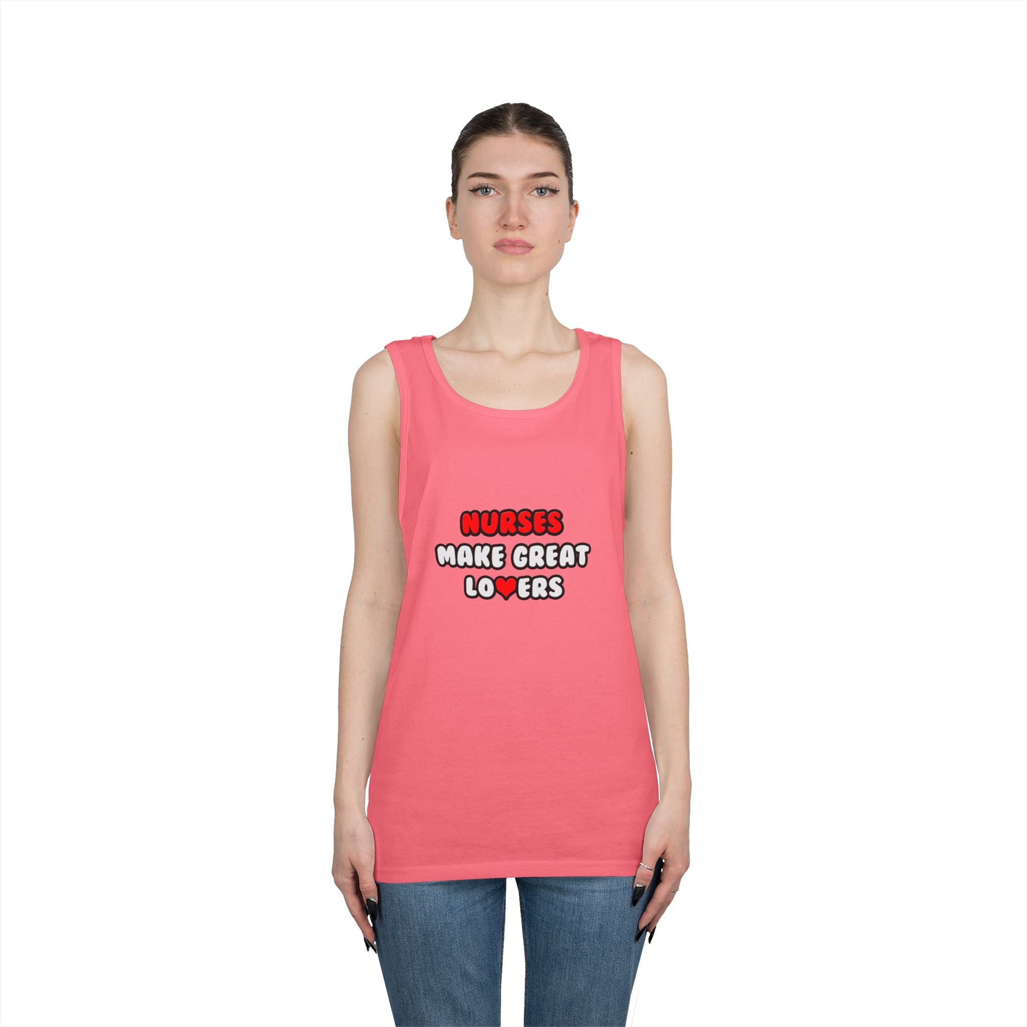Nurses Make Great Lovers - Unisex Heavy Cotton Tank Top