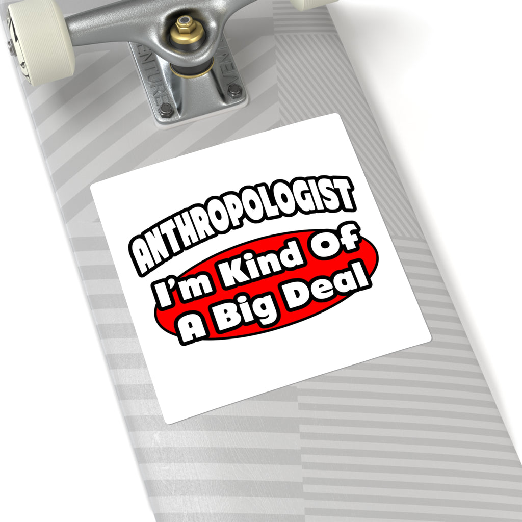 Anthropologist ... Big Deal - Square Stickers