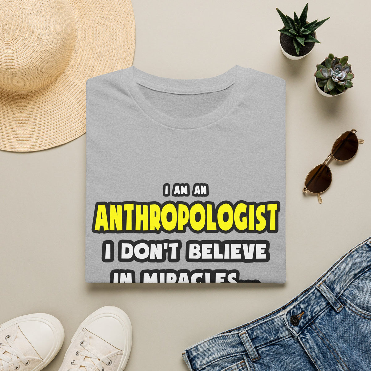 Miracles and Anthropologists ... Funny - Unisex Softstyle T-Shirt