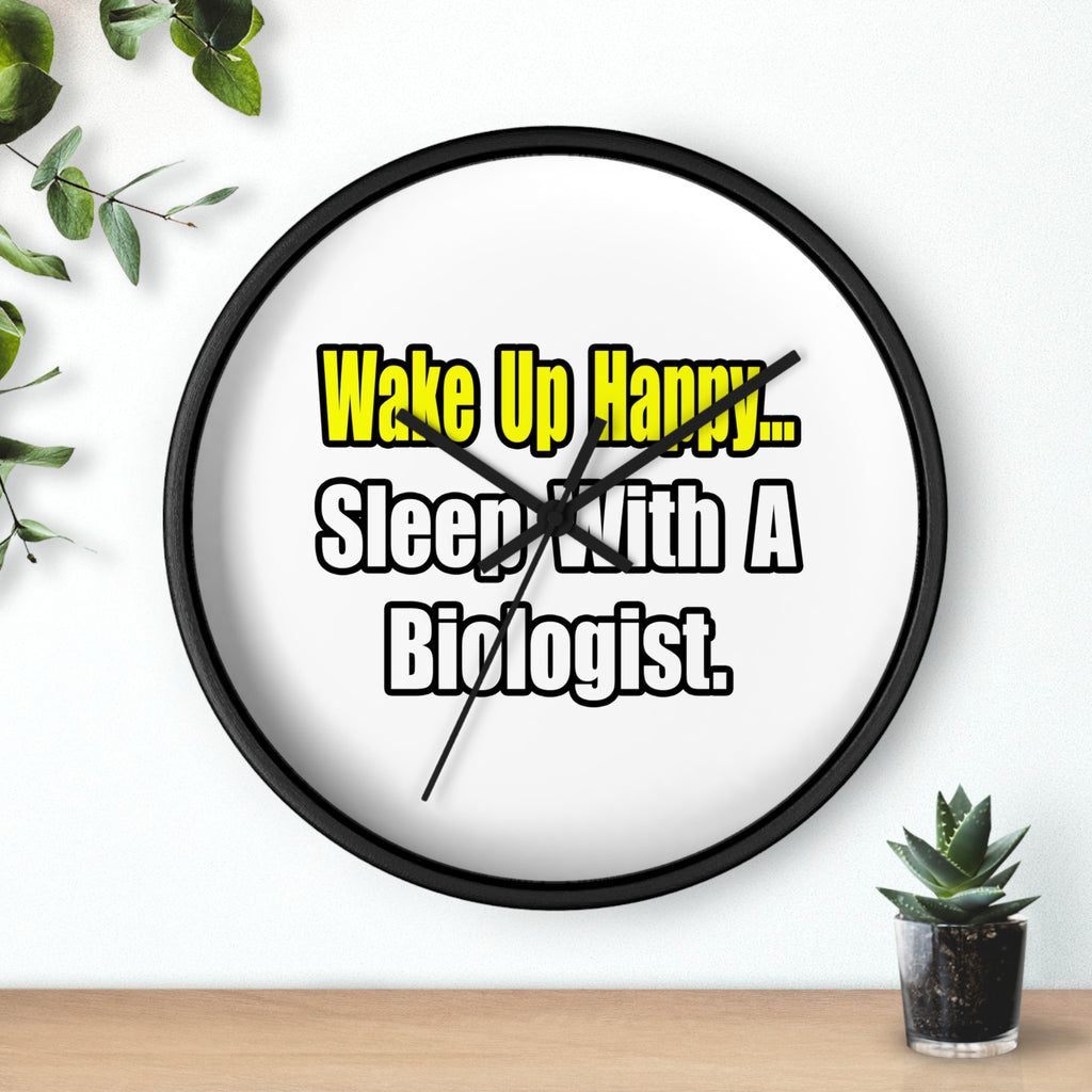 Sleep With Biologist - Wall Clock