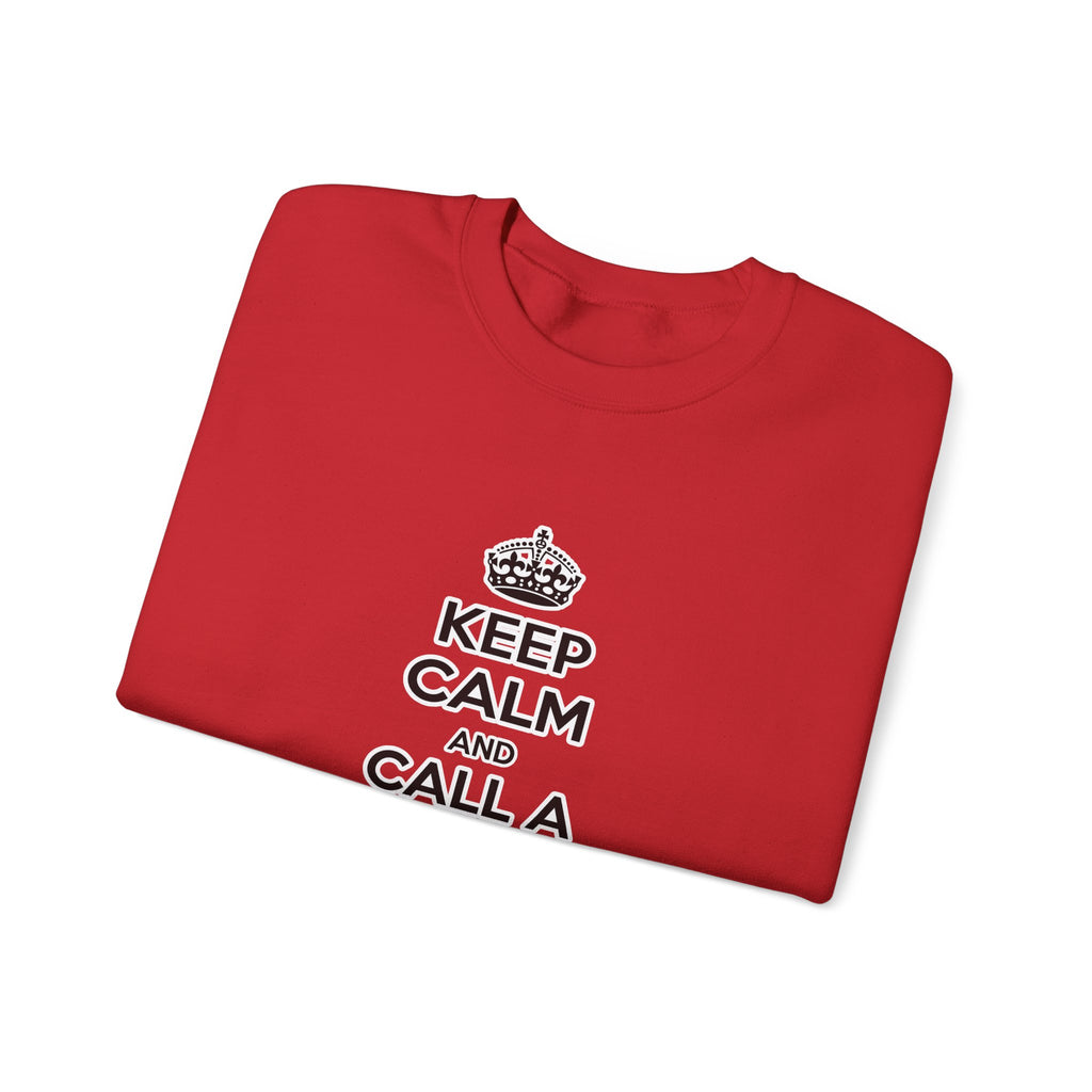 Keep Calm and Call a Dermatology Nurse - Unisex Heavy Blend™ Crewneck Sweatshirt