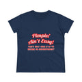 Pimpin' Ain't Easy .. Anthropologist - Women's Midweight Cotton Tee