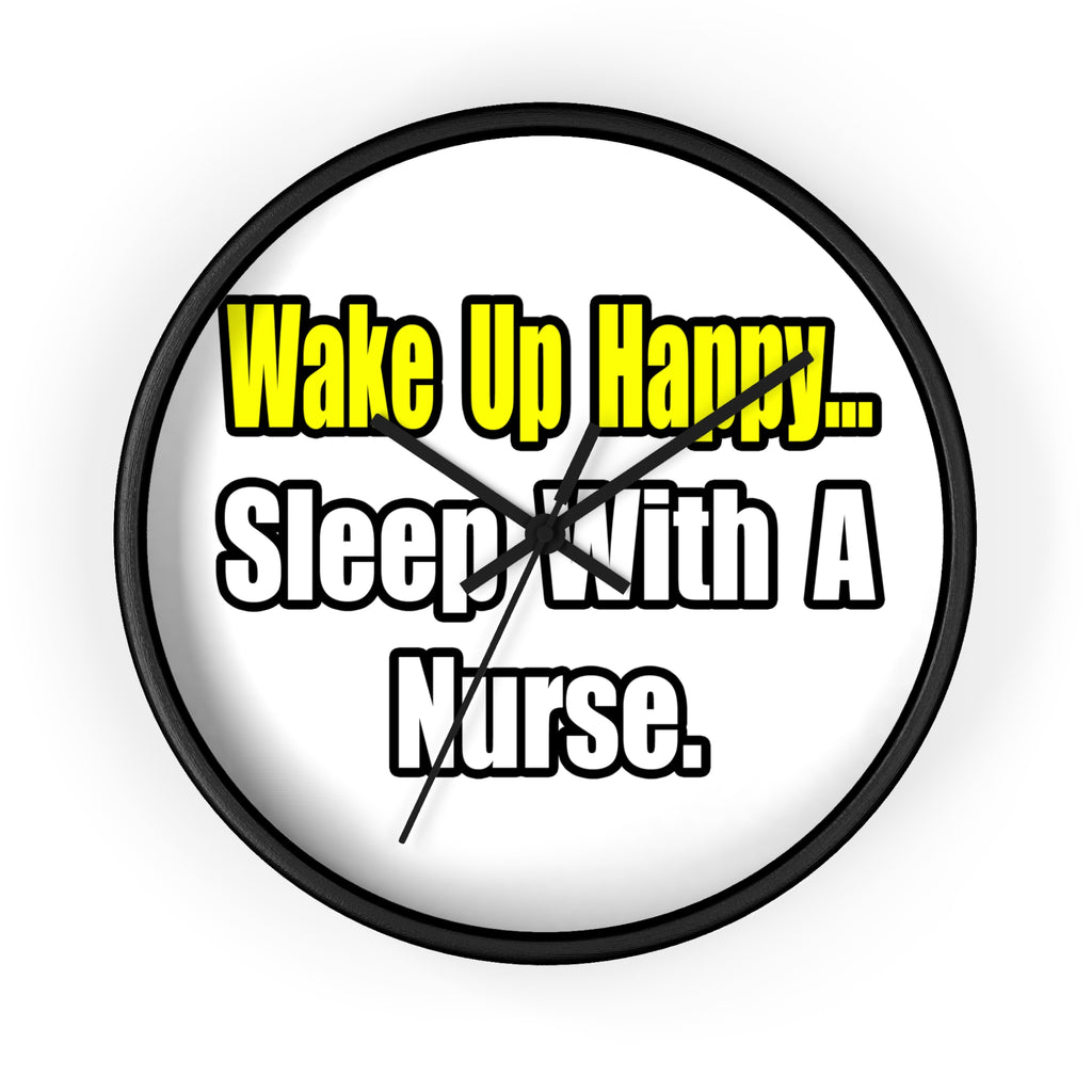 Sleep With a Nurse - Wall Clock