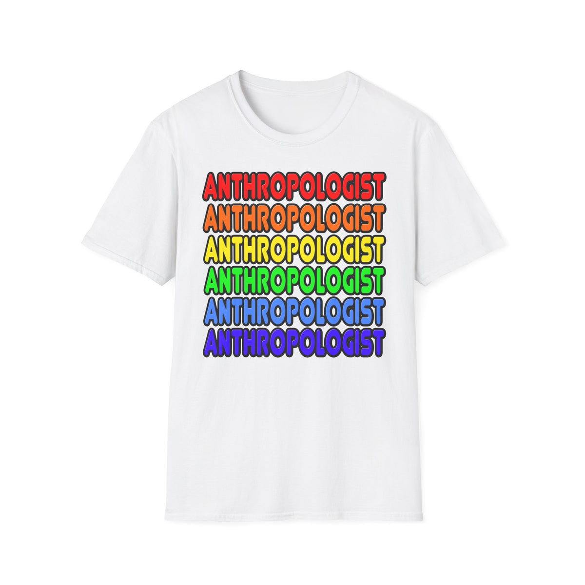 Rainbow Anthropologist - Unisex Softstyle T-Shirt