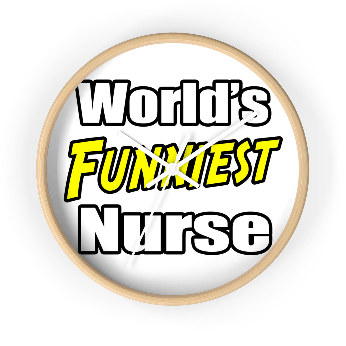 World's Funniest Nurse - Wall Clock