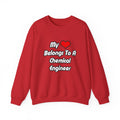 My Heart Belongs To A Chemical Engineer - Unisex Heavy Blend™ Crewneck Sweatshirt