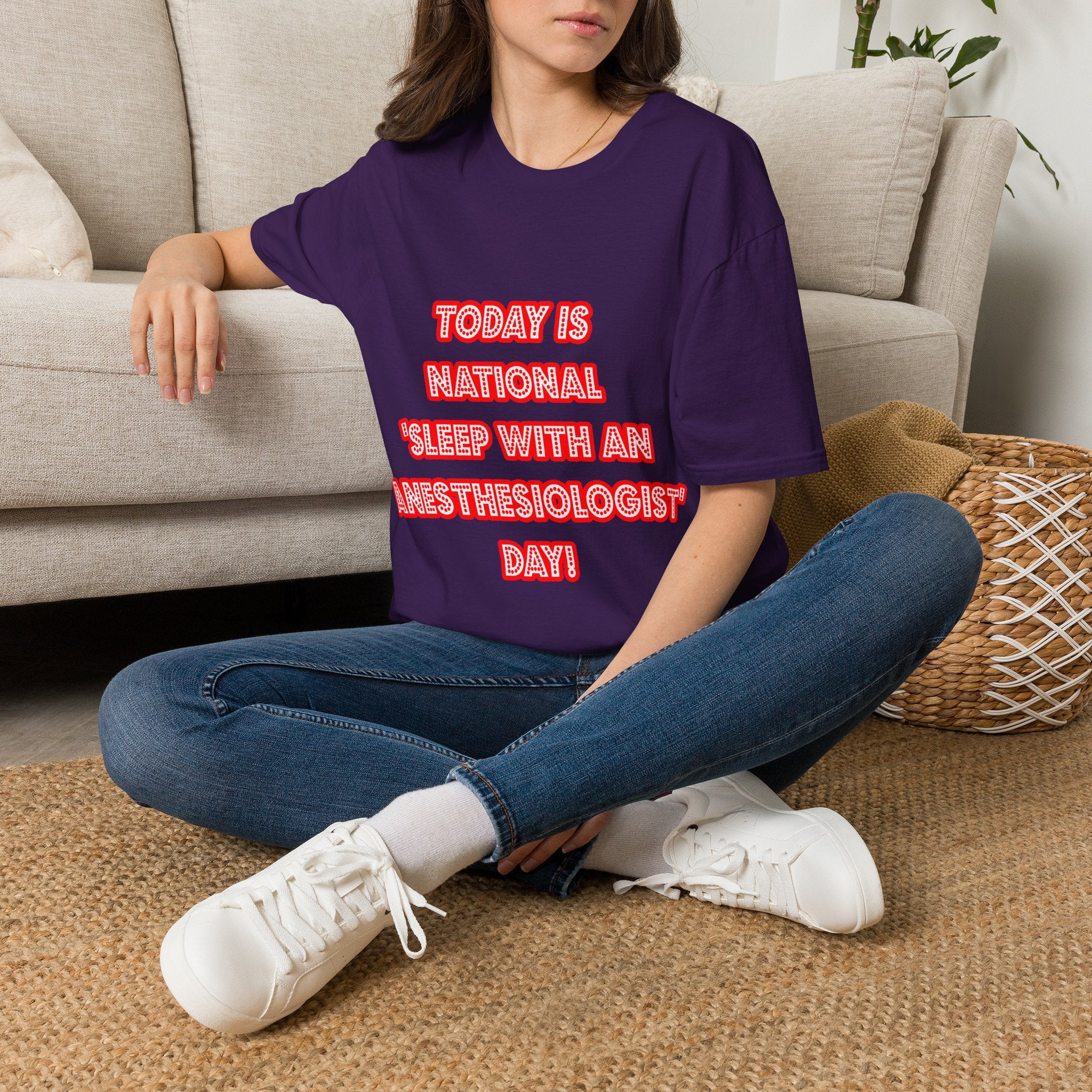 National 'Sleep With an Anesthesiologist' Day - Unisex Softstyle T-Shirt