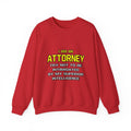 Attorney...Superior Intelligence - Unisex Heavy Blend™ Crewneck Sweatshirt