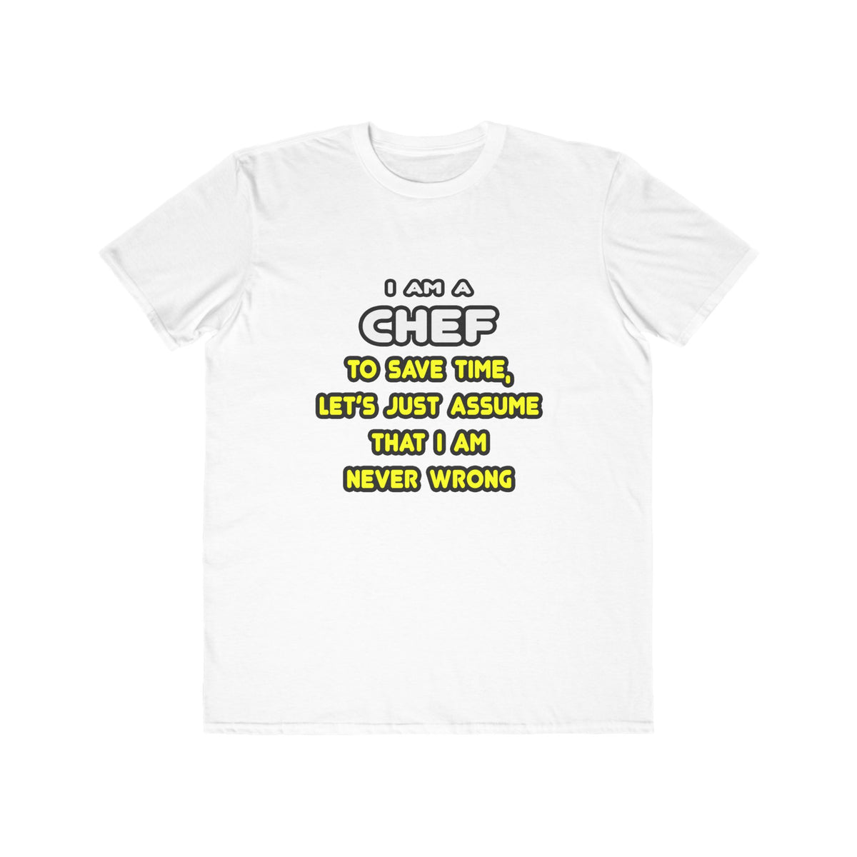 Funny Chef T Shirts and Gifts - Men's Lightweight Fashion Tee
