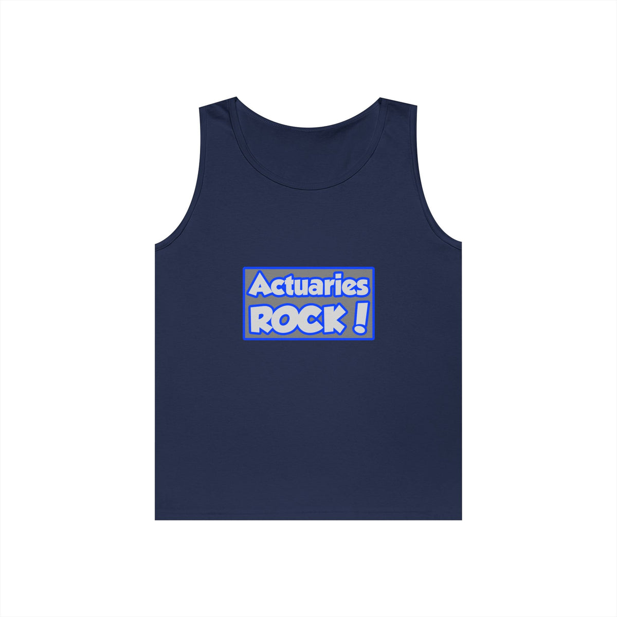 Actuaries Rock! - Unisex Heavy Cotton Tank Top