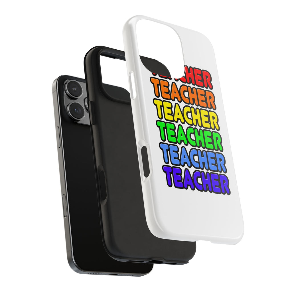 Rainbow Teacher - Tough Phone Cases