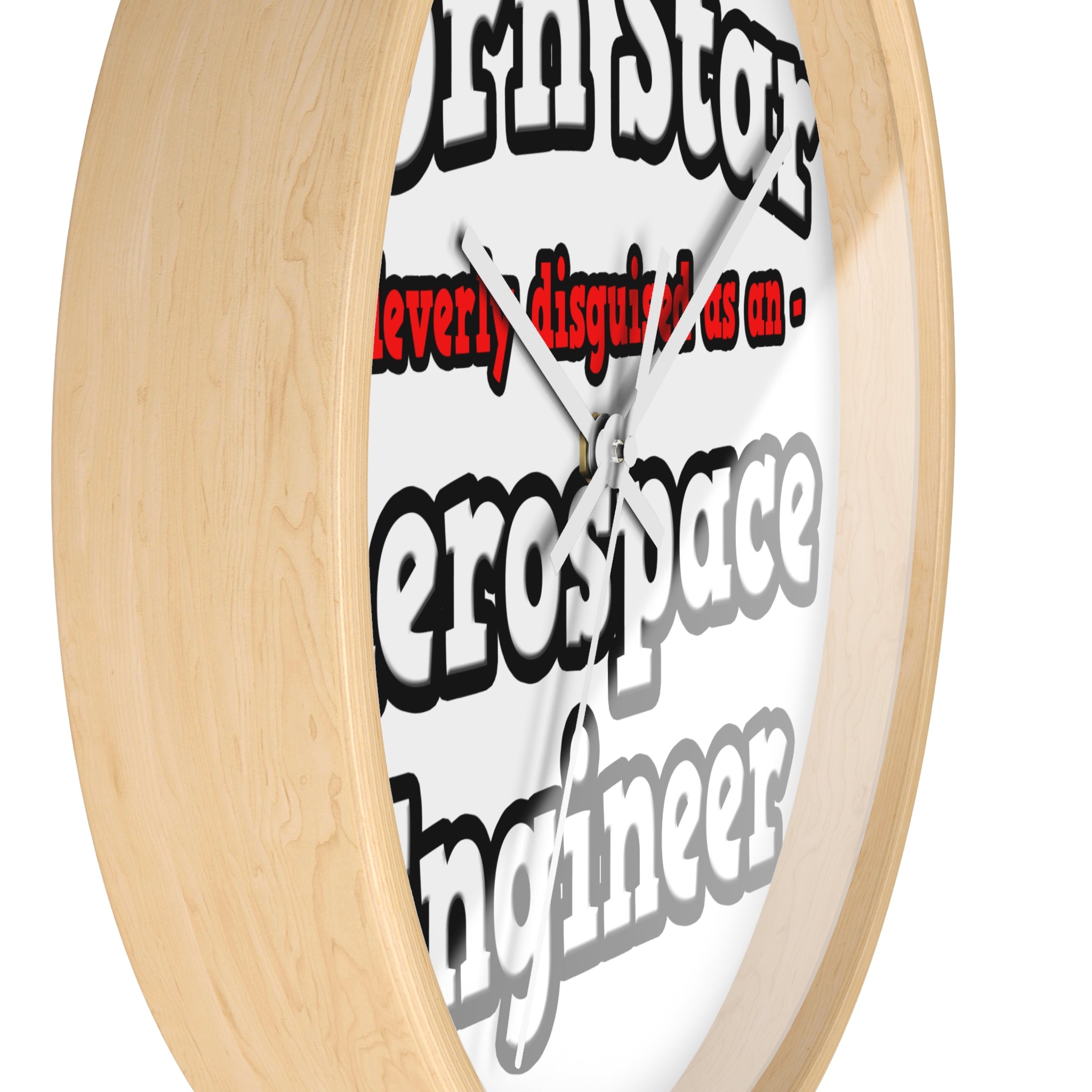Porn Star...Aerospace Engineer - Wall Clock