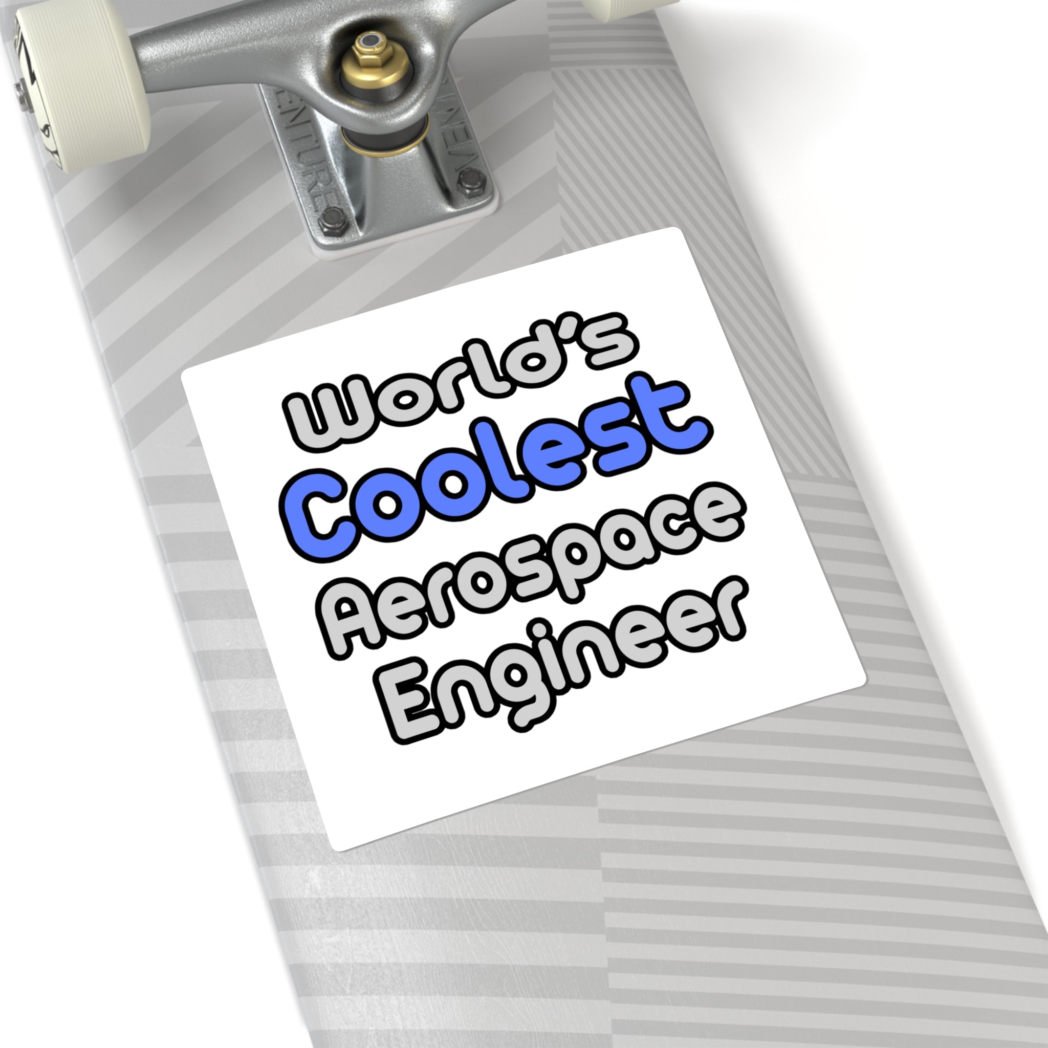 World's Coolest Aerospace Engineer - Square Stickers