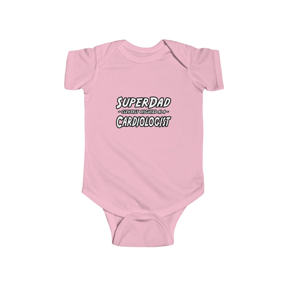 SuperDad...Cardiologist - Infant Fine Jersey Bodysuit