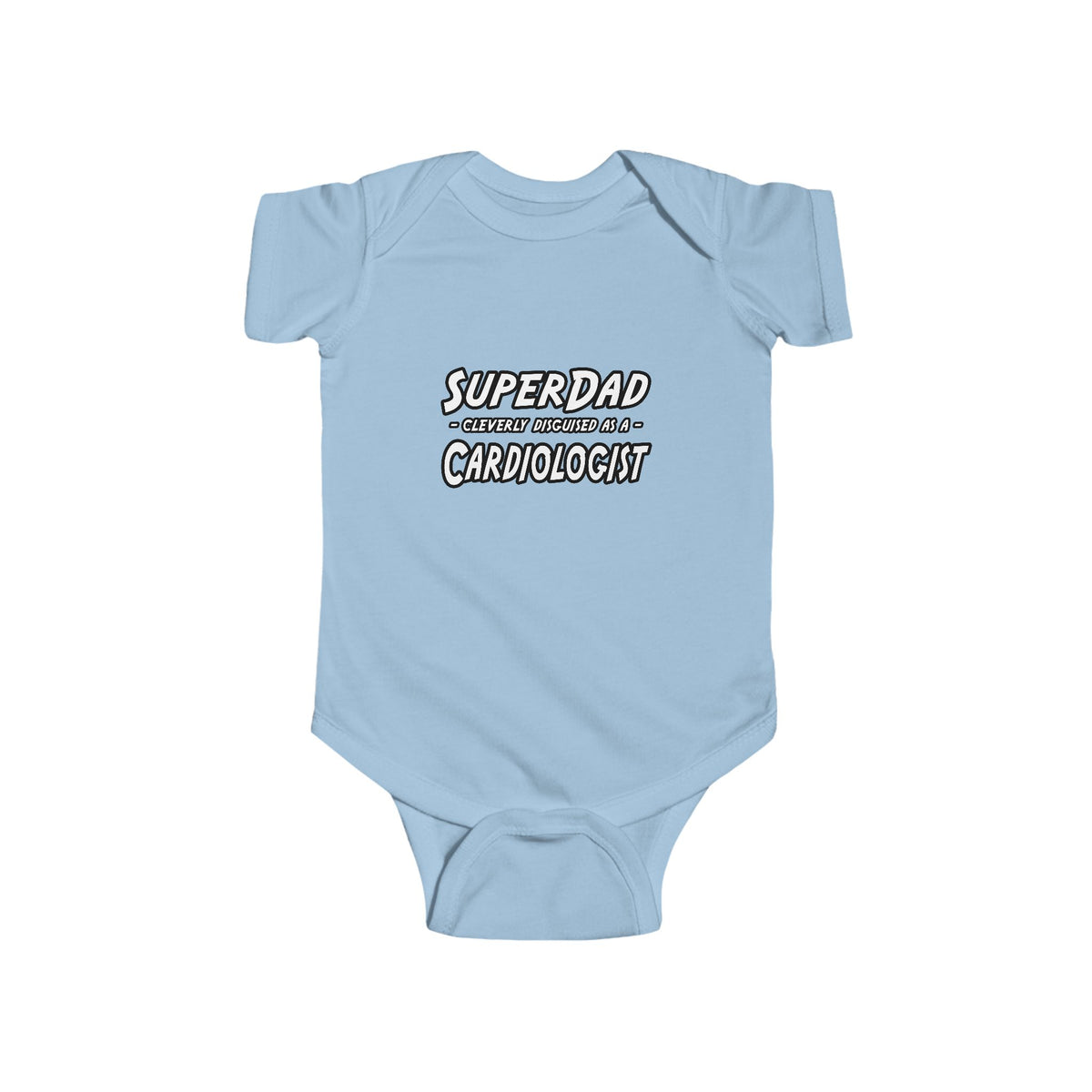 SuperDad...Cardiologist - Infant Fine Jersey Bodysuit