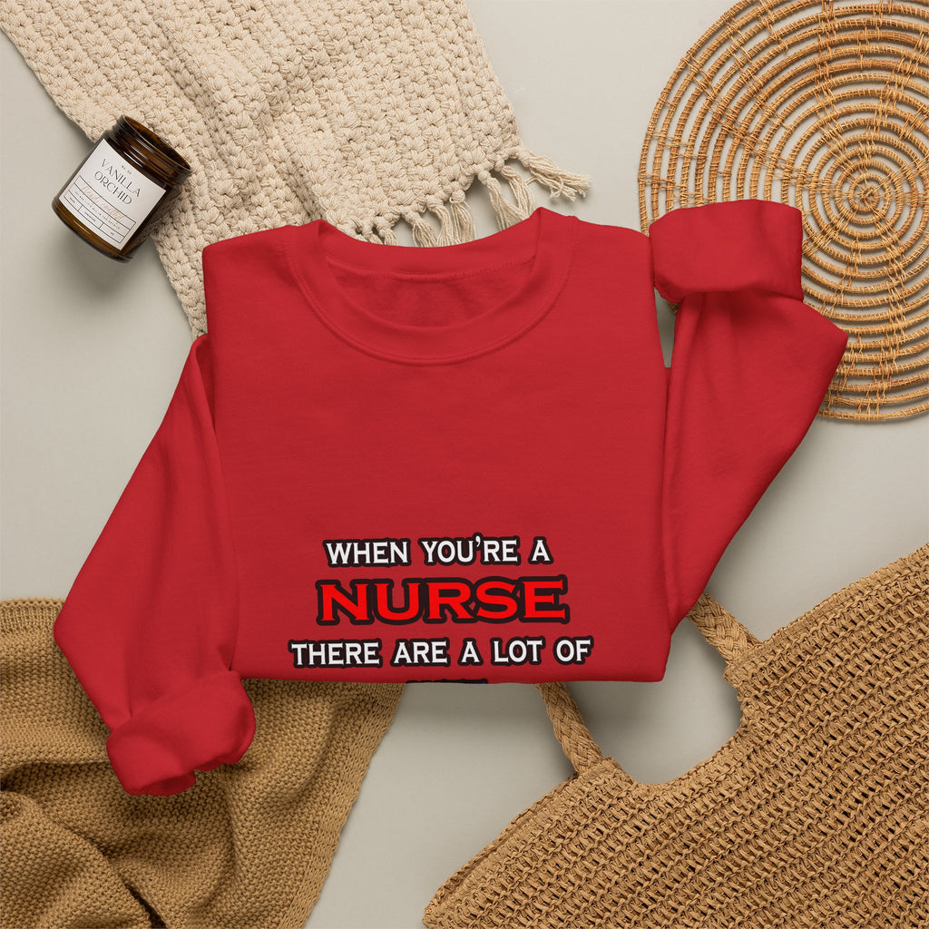 Nurse ... OMG WTF LOL - Unisex Heavy Blend™ Crewneck Sweatshirt