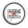 World's Best Bartender - Wall Clock