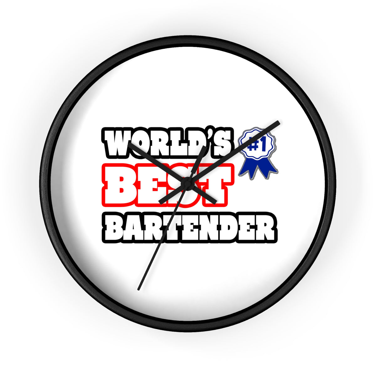 World's Best Bartender - Wall Clock