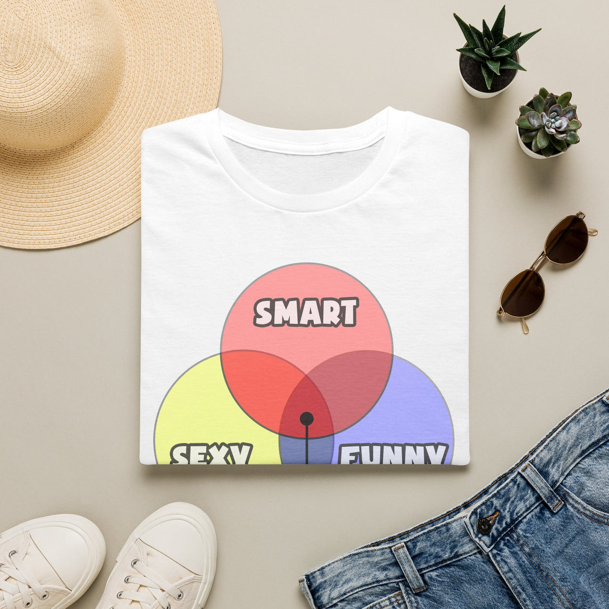 Venn Diagram .. Archaeologists - Unisex Softstyle T-Shirt