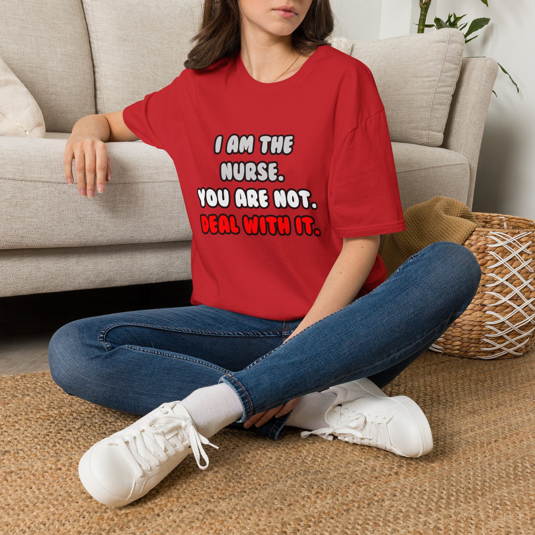 Deal With It ... Funny Nurse - Unisex Softstyle T-Shirt