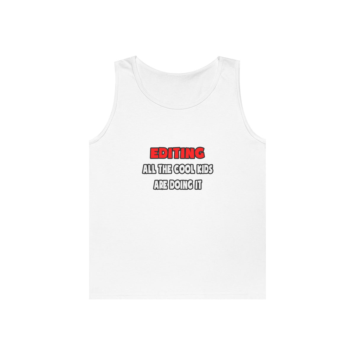 Funny Editor Shirts and Gifts - Unisex Heavy Cotton Tank Top