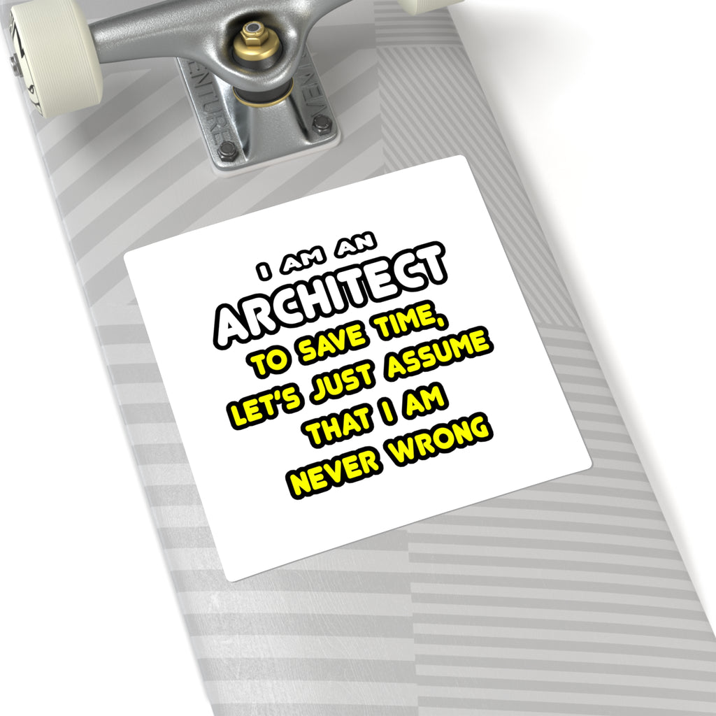 Funny Architect T Shirts and Gifts - Square Stickers