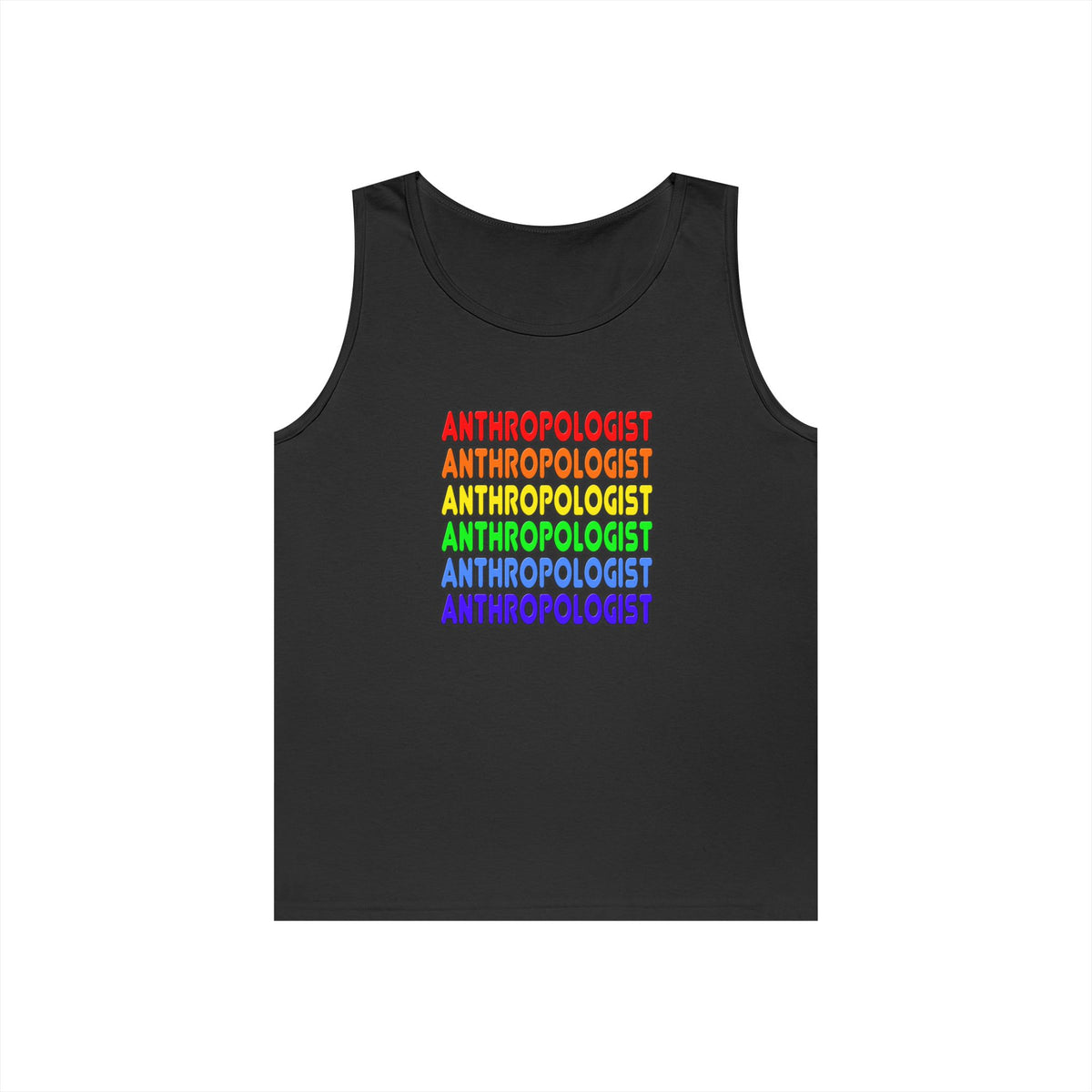 Rainbow Anthropologist - Unisex Heavy Cotton Tank Top