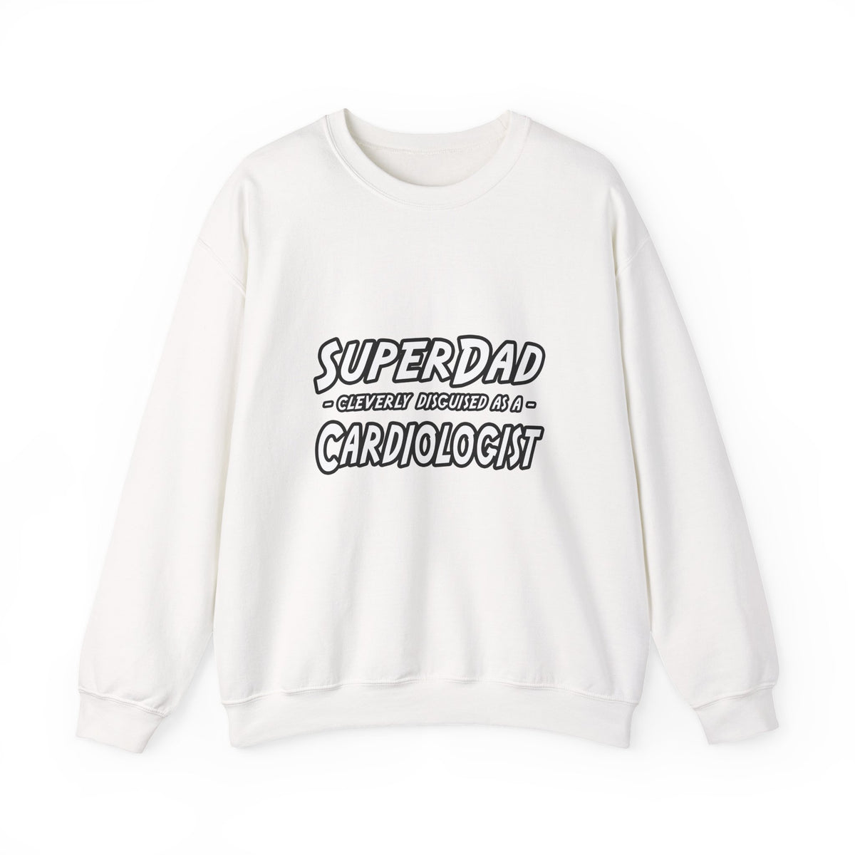 SuperDad...Cardiologist - Unisex Heavy Blend™ Crewneck Sweatshirt