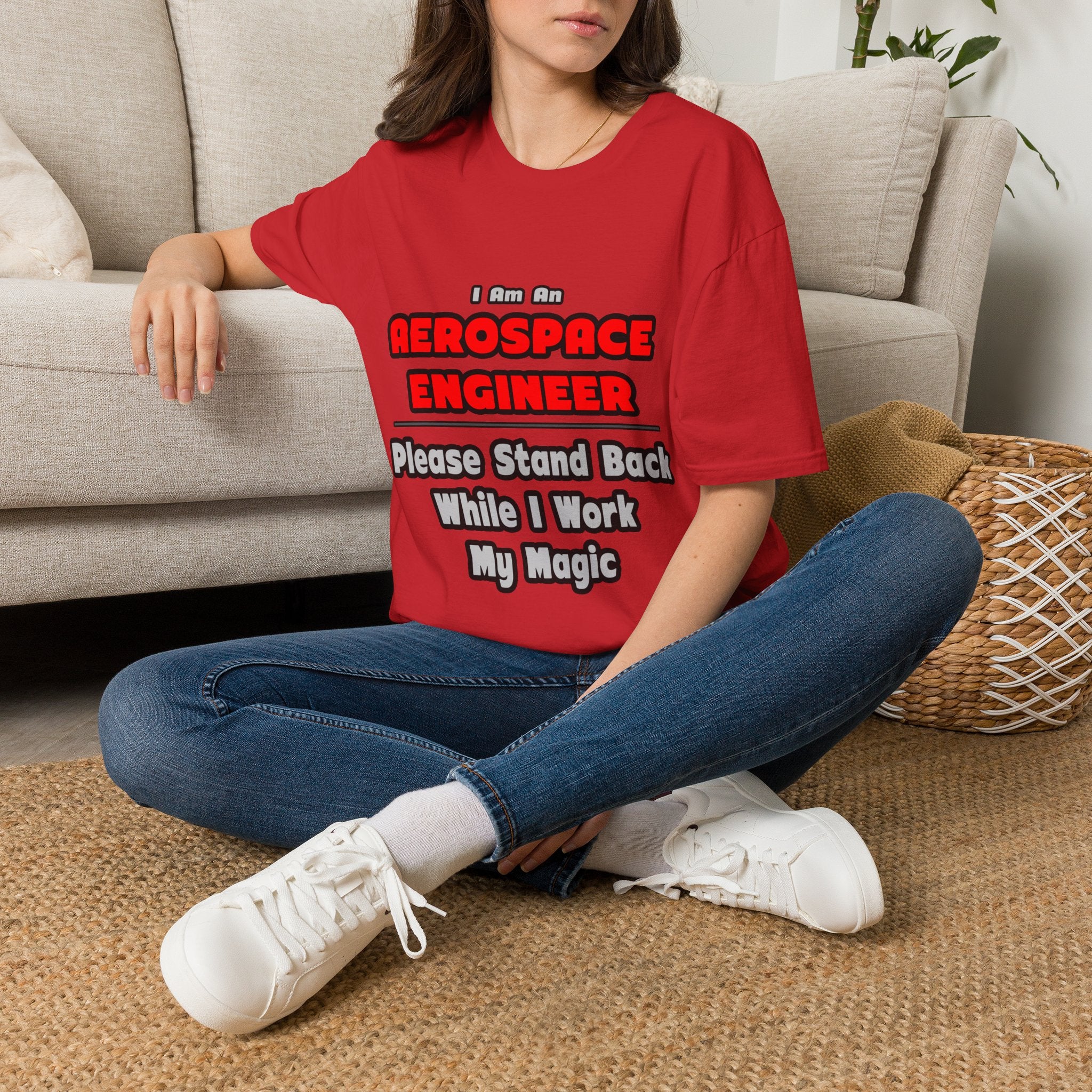 Aerospace Engineer...Work My Magic - Unisex Softstyle T-Shirt