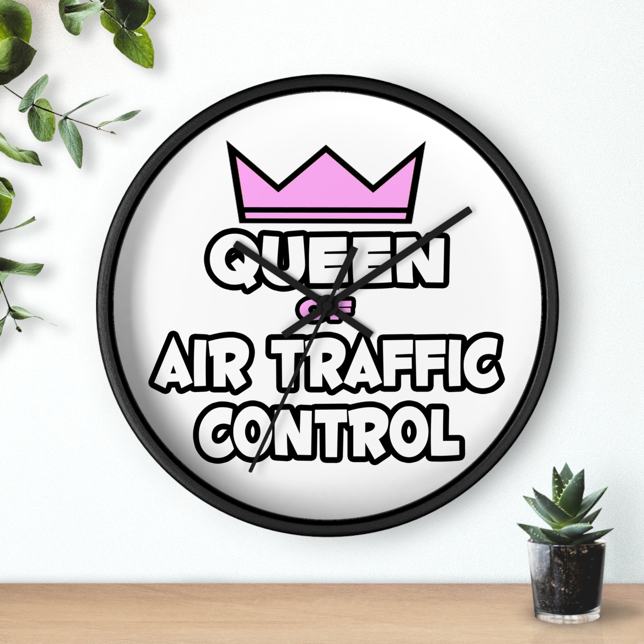 Queen of Air Traffic Control - Wall Clock