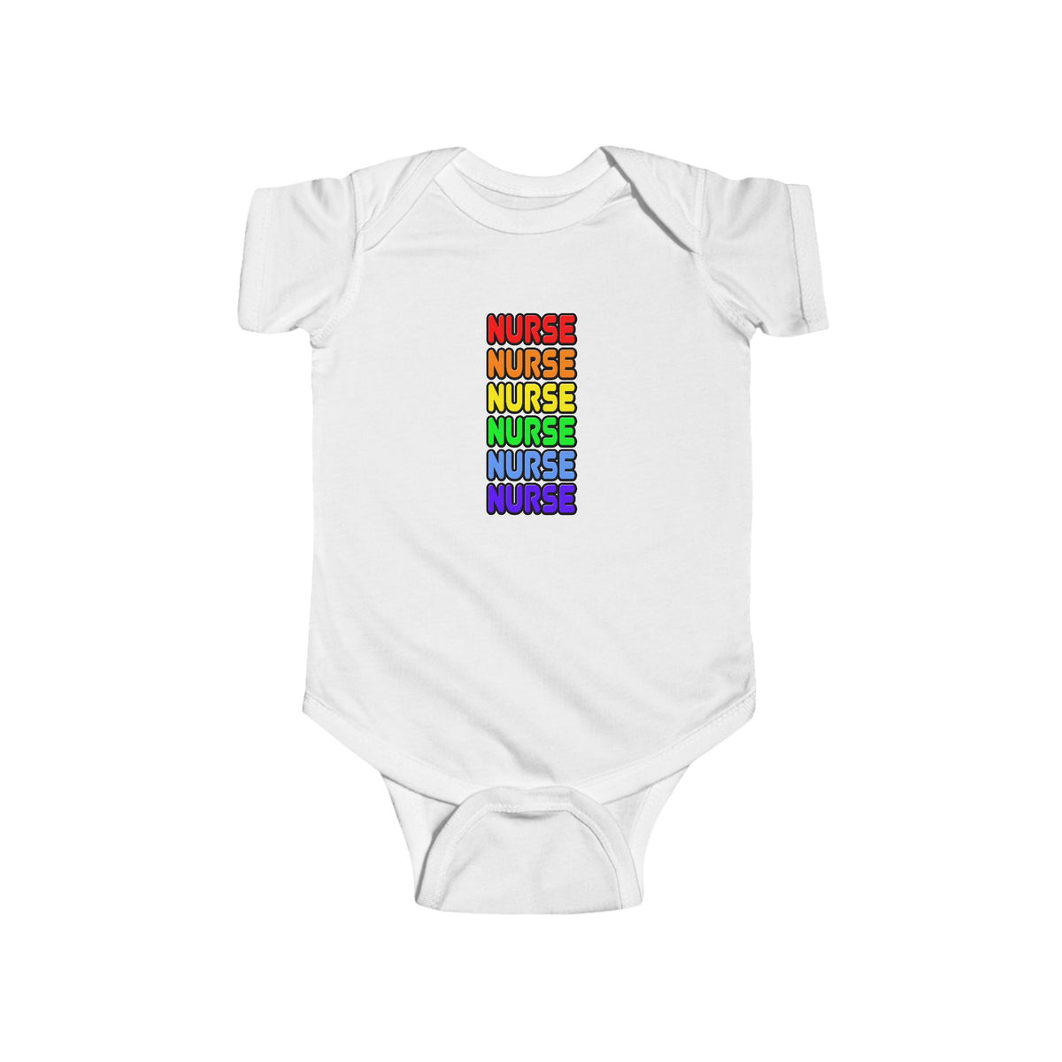 Rainbow Nurse - Infant Fine Jersey Bodysuit