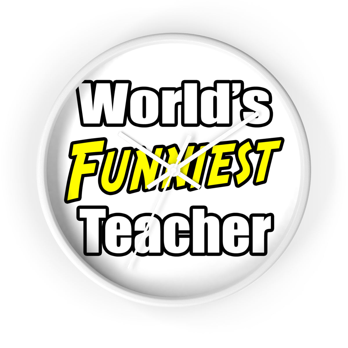 World's Funniest Teacher - Wall Clock