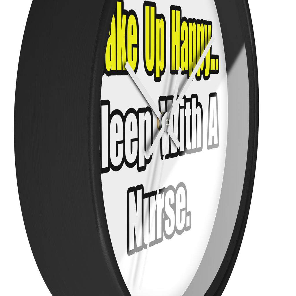 Sleep With a Nurse - Wall Clock