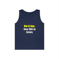Sleep With an Actuary - Unisex Heavy Cotton Tank Top