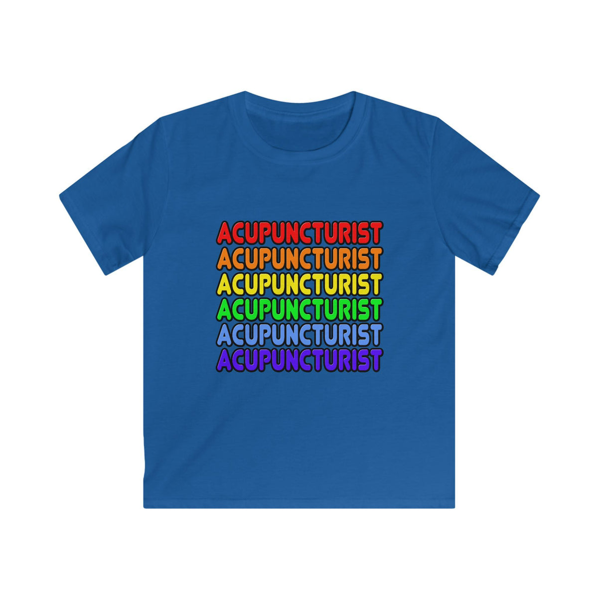 Rainbow Acupuncturist - Kids Softstyle Tee
